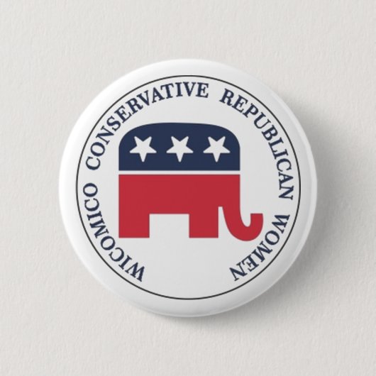 Wicomico Konservative Republikanische Frauenschalt Button (Vorderseite)