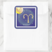 Widder 21. März bis 20. April Aufkleber (Tasche)