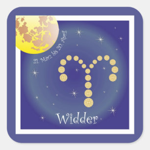 Widder 21. März bis 20. April Aufkleber