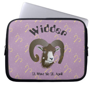 Widder 21. März bis 20. April Laptop Schutzhüllen Laptopschutzhülle