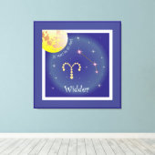 Widder 21. März bis 20. April Leinwand (Insitu (Holzboden))