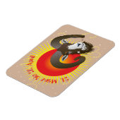 Widder 21. März bis 20. April Premium Flexi Magnet (Linke Seite)