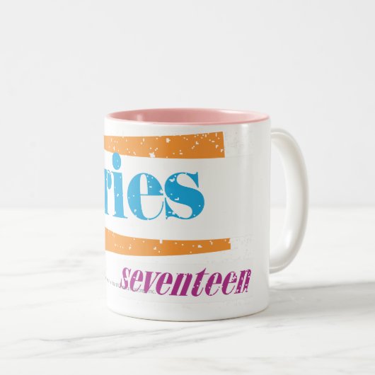 Widder-Aqua Zweifarbige Tasse (VorderseiteRechts)