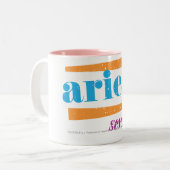 Widder-Aqua Zweifarbige Tasse (Vorderseite Links)