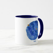 Widder-Aquarell-Himmels-Konstellations-Tierkreis Tasse (VorderseiteRechts)