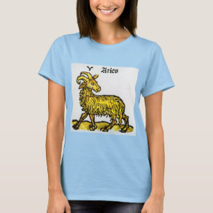 Widder, das goldene Lamm, Vintage-Sternzeichen T-Shirt