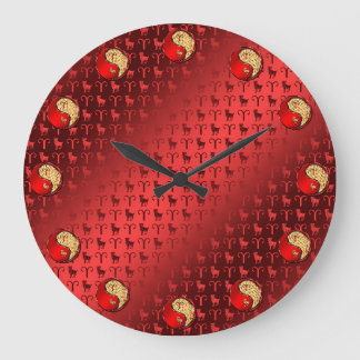 Widder das Lamm Große Wanduhr