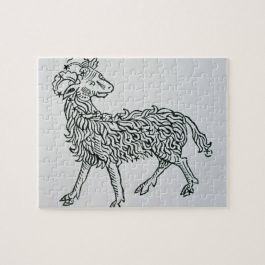 Widder (das RAM) eine Illustration vom 'Poeticon Puzzle (Horizontal)