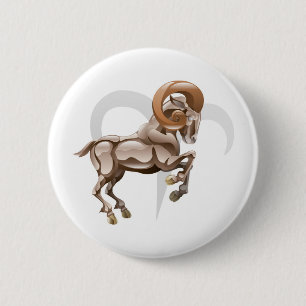 Widder das RAM-Stern- oder -geburtszeichen Button