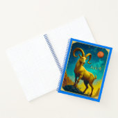 Widder das Schaf Sternzeichen Journal Notizblock (Innenseite)