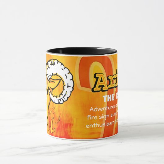 Widder die astrologische Tasse des (Zentrum)