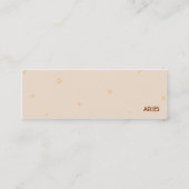 Widder - dünn mini visitenkarte (Rückseite)