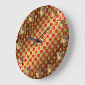 Widder & Erddrache Große Wanduhr (Winkel)