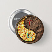 Widder & Erdnatter Button (Vorne & Hinten)