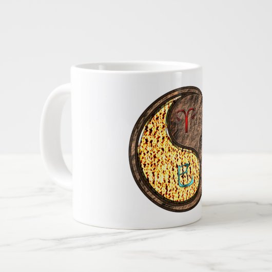 Widder & Erdnatter Jumbo-Tasse (Vorderseite Links)