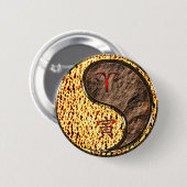 Widder & Erdtiger Button (Vorne & Hinten)