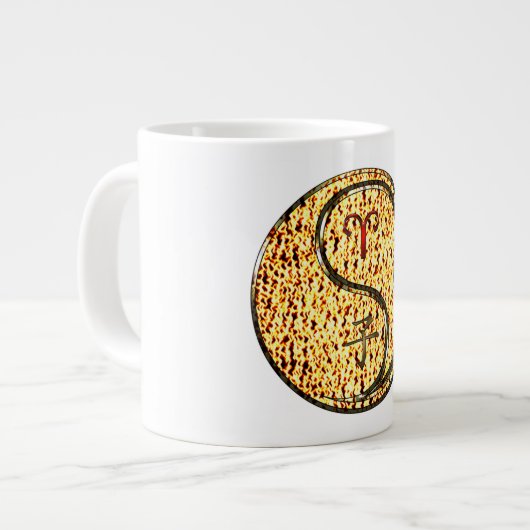 Widder & Feuer-Ratte Jumbo-Tasse (Vorderseite Links)