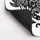 Widder Feuer‑Widder – keltische verfluchte Tinte Z Mousepad (Ecke)