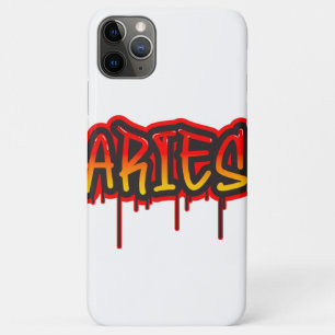 WIDDER Feuerzeichen tropfende Wortkunst Sprühfarbe Case-Mate iPhone Hülle
