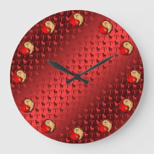 Widder Große Wanduhr