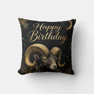 Widder Happy Birthday Sternzeichen Design Kissen