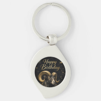 Widder Happy Birthday Sternzeichen Design Schlüsselanhänger