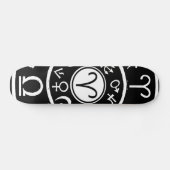 Widder Himmelssternzeichen Skateboard (Horizontal)