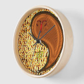Widder & Holz-Affe Uhr (Winkel)