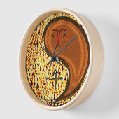 Widder & Holzpferd Uhr (Winkel)