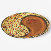Widder & Holzratte Pappteller (Schrägansicht)
