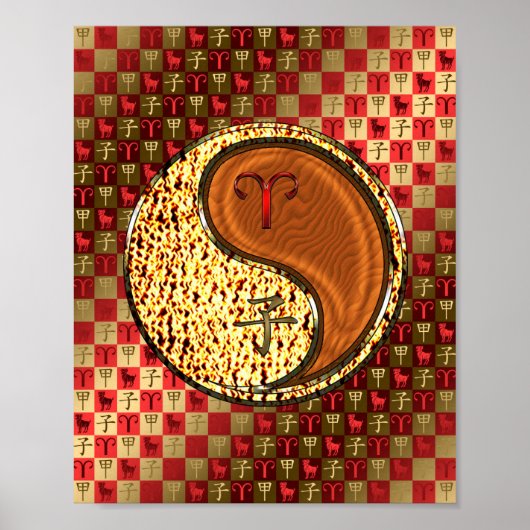 Widder & Holzratte Poster (Vorne)