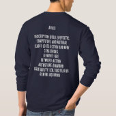 Widder, Horoskop,  T-Shirt (Rückseite)