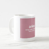 WIDDER KAFFEETASSE (Vorderseite Links)