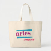 Widder lila jumbo stoffbeutel (Vorne)