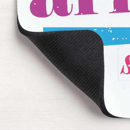 Widder lila mousepad (Ecke)