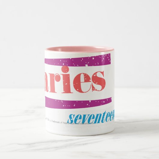 Widder-lt Pink Zweifarbige Tasse (Mittel)