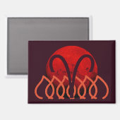 Widder Magnet (Vorderseite/Rückseite)