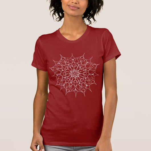 Widder-Mandala T-Shirt (Vorderseite)