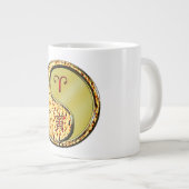Widder & Metall-Tiger Jumbo-Tasse (Vorderseite Rechts)