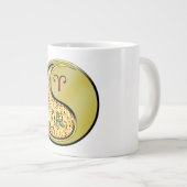 Widder & Metall Ziege Jumbo-Tasse (Vorderseite Rechts)