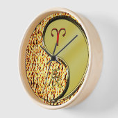 Widder & Metalldrache Uhr (Winkel)