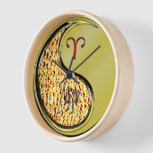 Widder & Metallinchen Uhr (Winkel)