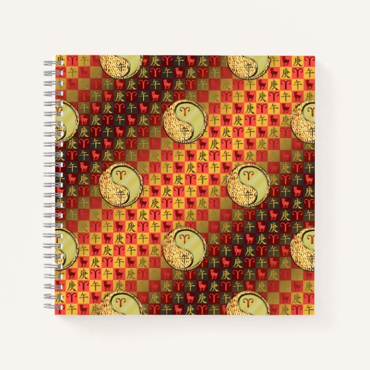 Widder & Metallpferd Notizblock (Vorderseite)