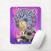 Widder Mousepad mit niedlicher Frau und RAM (Mit Mouse)