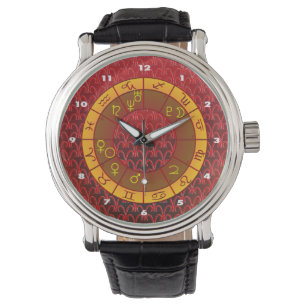 Widder-Muster Armbanduhr