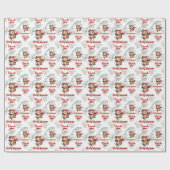 Widder-Muster-Dankeschön-Baby-Shower-Wrap Geschenkpapier (Flach)