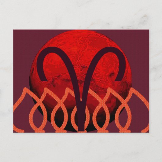 Widder Postkarte (Vorderseite)