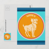 Widder-Postkarte Postkarte (Vorne/Hinten)