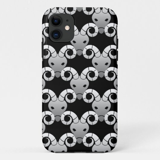 Widder Ram Zodiac Muster Case-Mate iPhone Hülle (Rückseite)