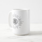 Widder Schaf glücklicher März Geburtstag April Ste Kaffeetasse (Vorderseite Links)